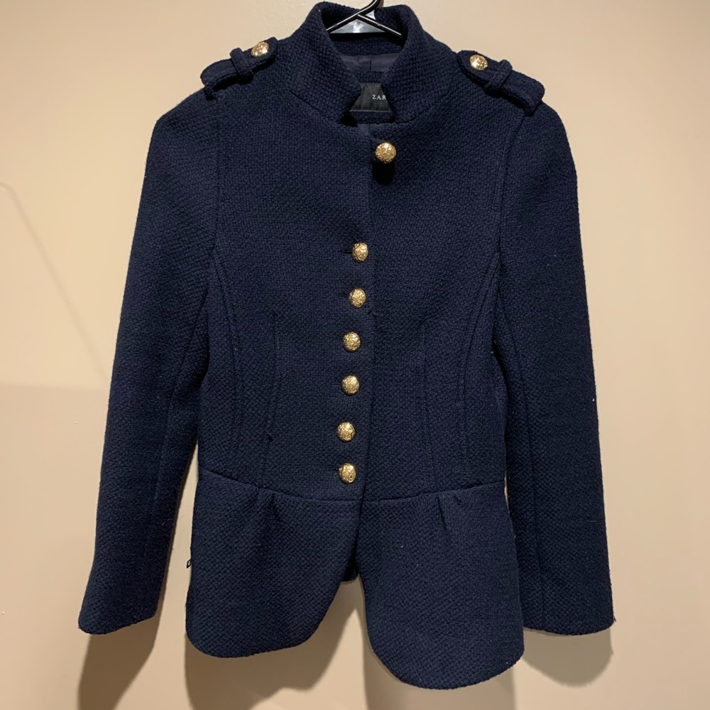 (SOLD)Zara Military Jacket (xs, petite)